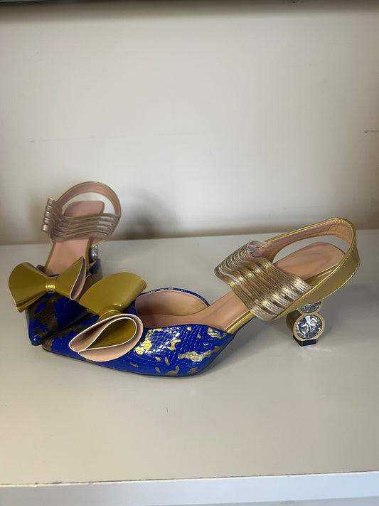 Royal Ribbon Heels