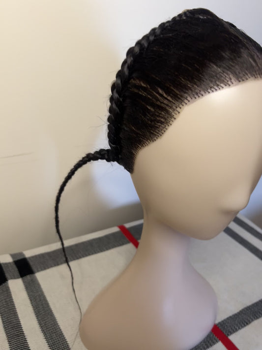 Cornrowed Frontal.